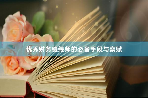 优秀财务缱绻师的必备手段与禀赋